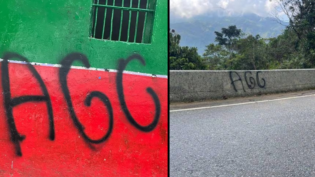 'Tienen pánico': Habitantes de municipios del Oriente antioqueño vieron grafitis de las AGC