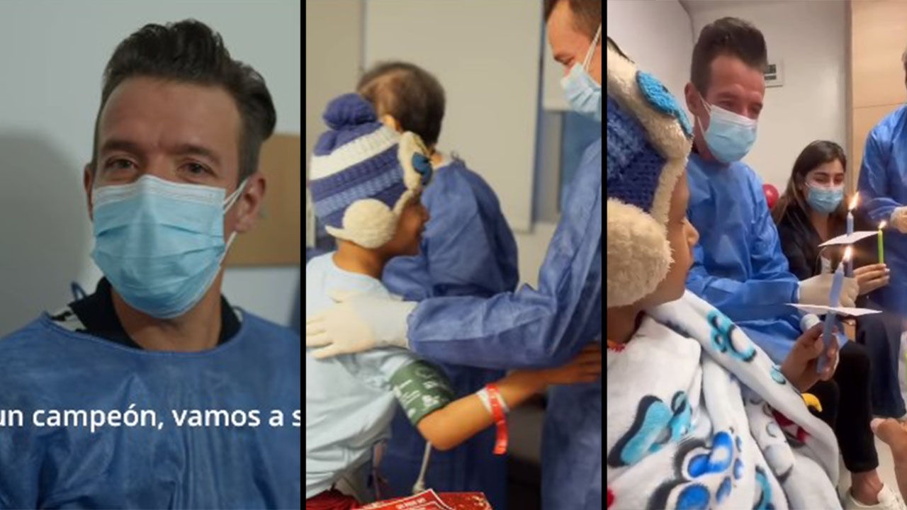 Rigo fue a visitar a Jero, un niño valiente que lucha para vivir