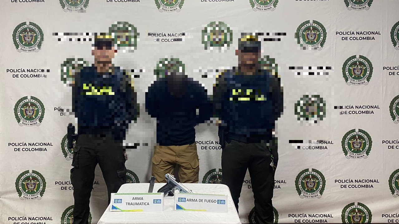 Un hombre que se encontraba haciendo disparos a lo loco fue capturado en Quibdó