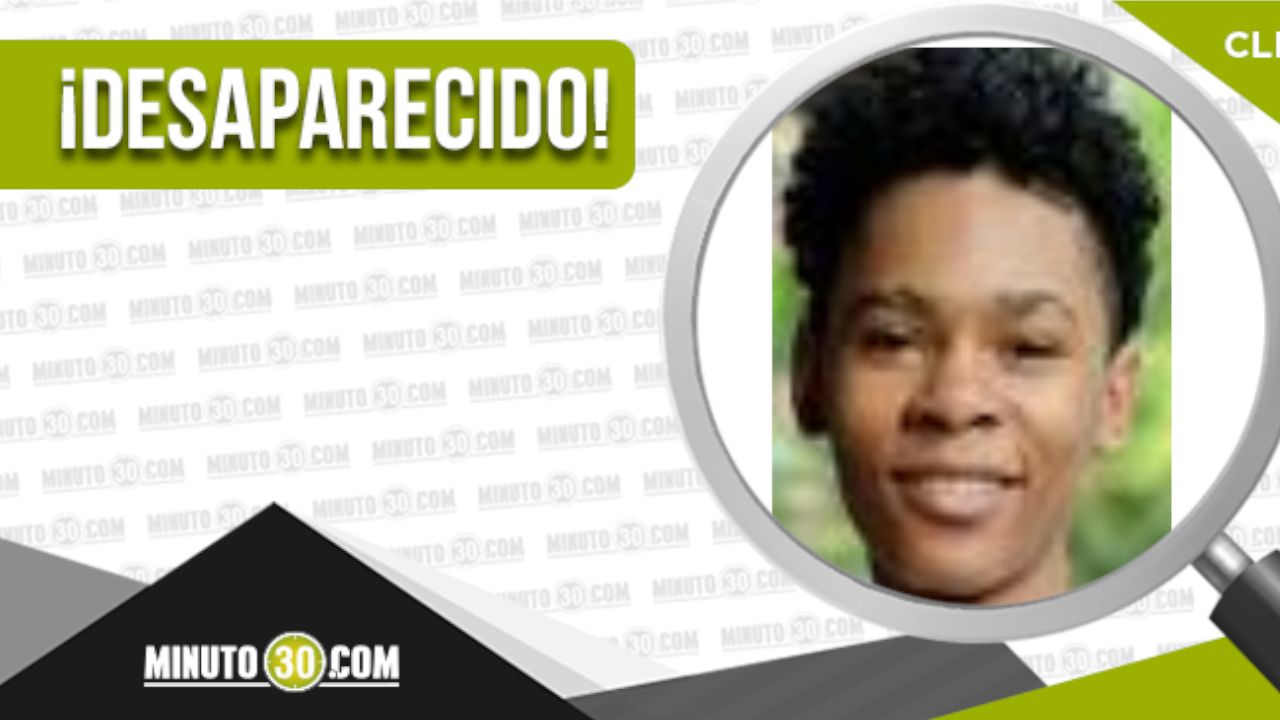 Santiago Palacios Moreno, de 14 años, está desaparecido