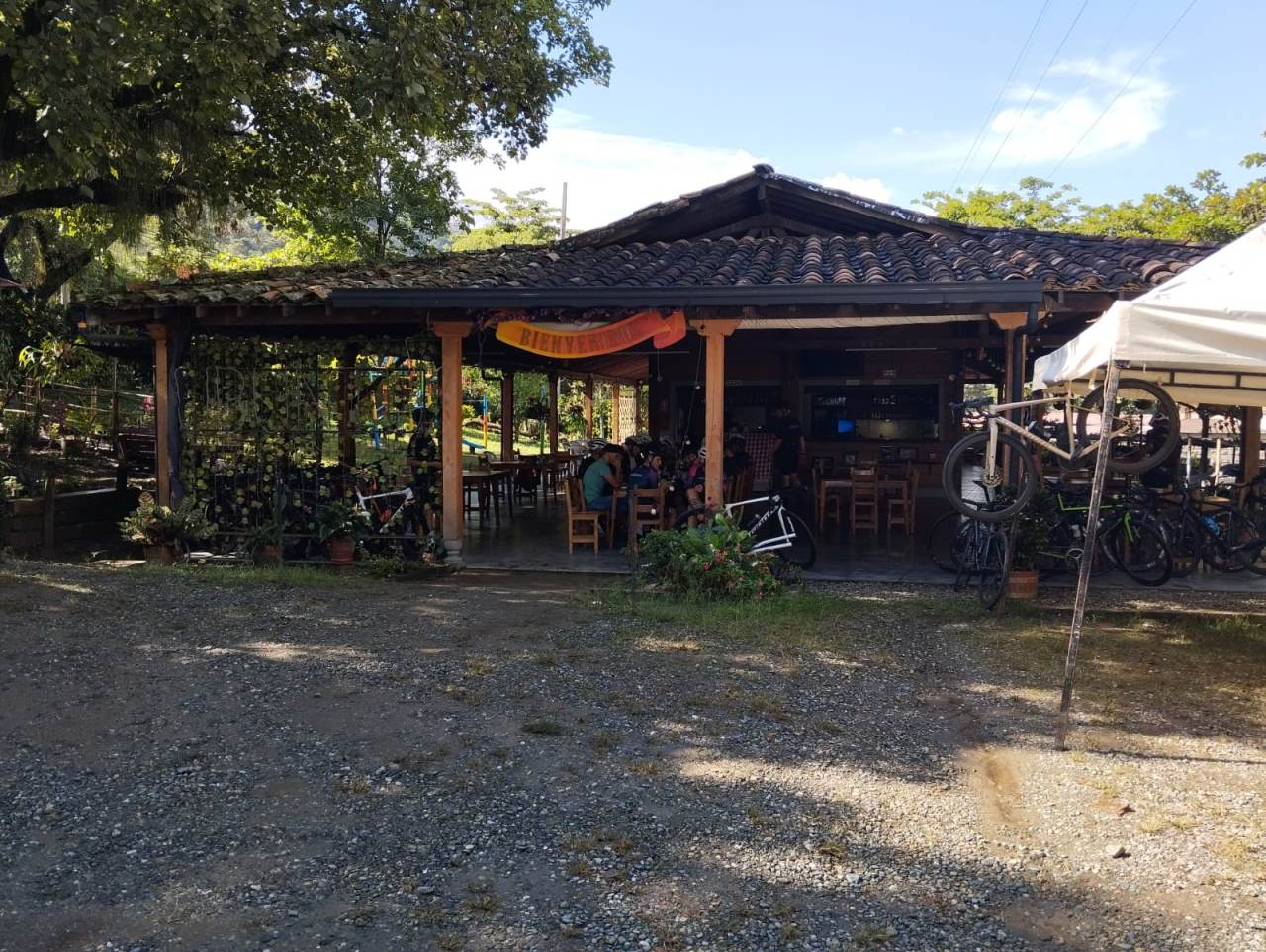 Lugar en el que se presentaba Gabriel Gómez al momento de su muerte