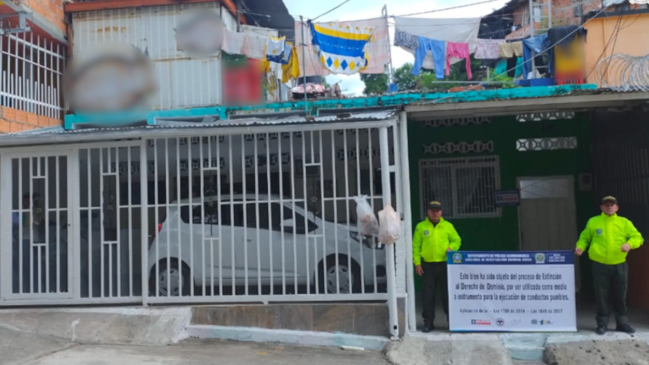 La Fiscalía le quitó un montón de plata y propiedades al grupo delincuencial Los del Sur