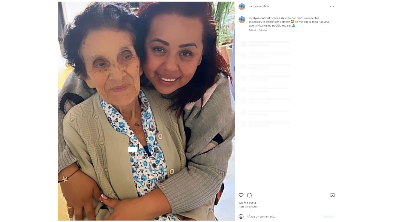 luto en la familia de Yina Calderón