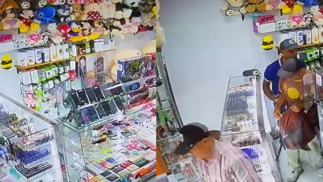 'Están alborotados': En VIDEO quedó el momento exacto de un hurto en Urrao, Antioquia
