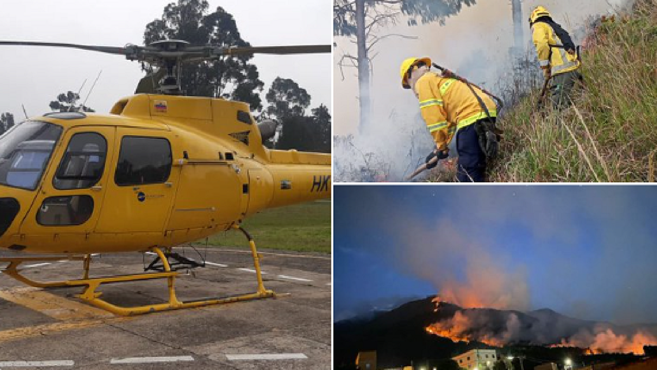 VIDEO ‘Ha sido imposible controlarlo’: Con tres helicópteros y más de 85 personas intentan apagar el Cerro Quitasol