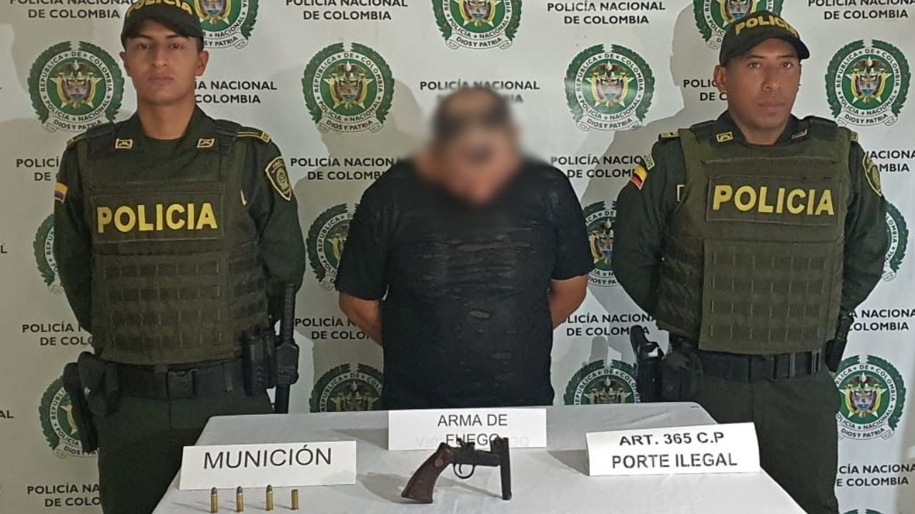 Capturado por porte de armas
