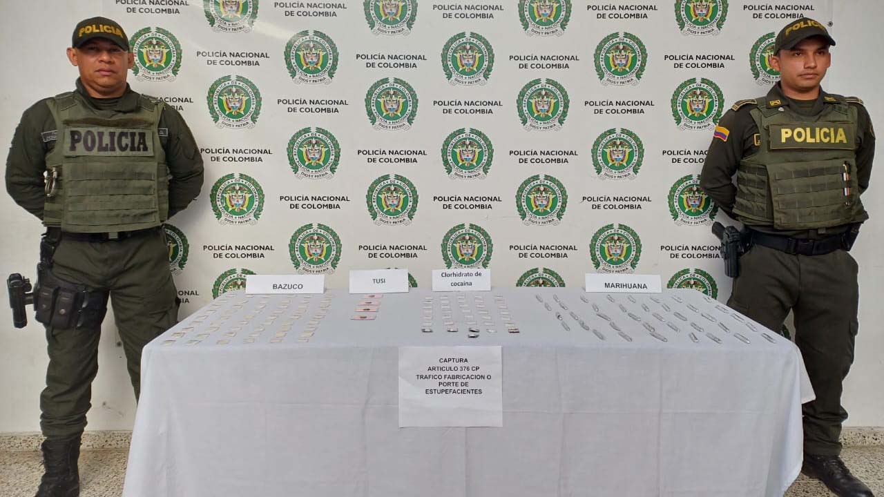 Tres menores de edad aprehendidos por posesión de drogas