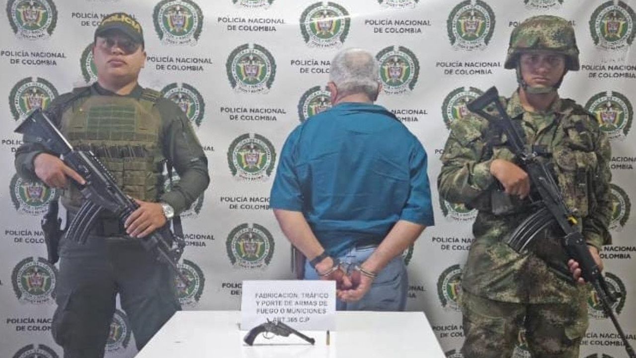 Capturado por porte de armas