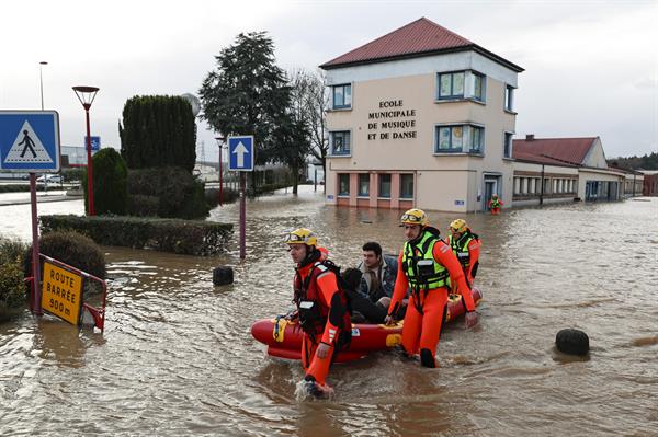 Alerta por las inundaciones en la región francesa de Calais a la espera de nuevas lluvias