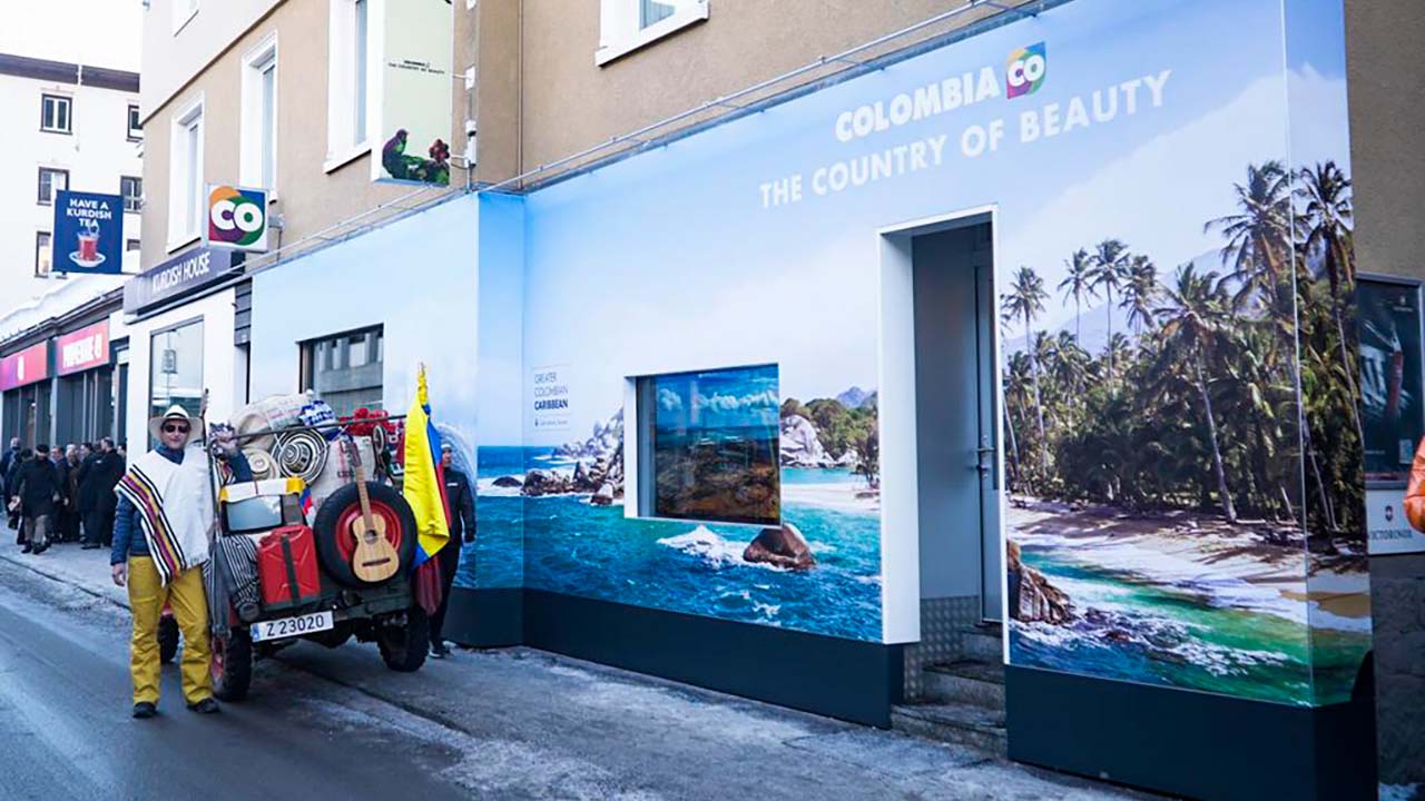 Abre sus puertas la Casa Colombia, una vitrina de la belleza en Davos