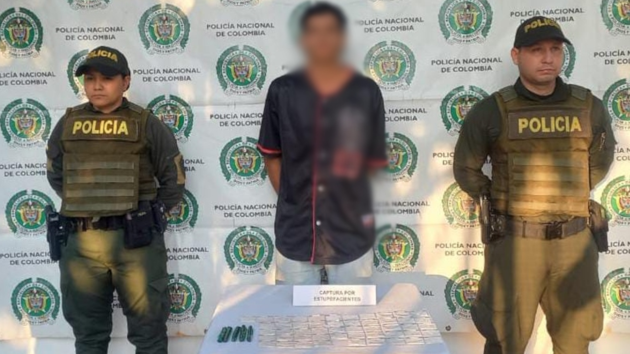Marihuana, cocaína y otras drogas en posesión de varios hombres capturados en Antioquia