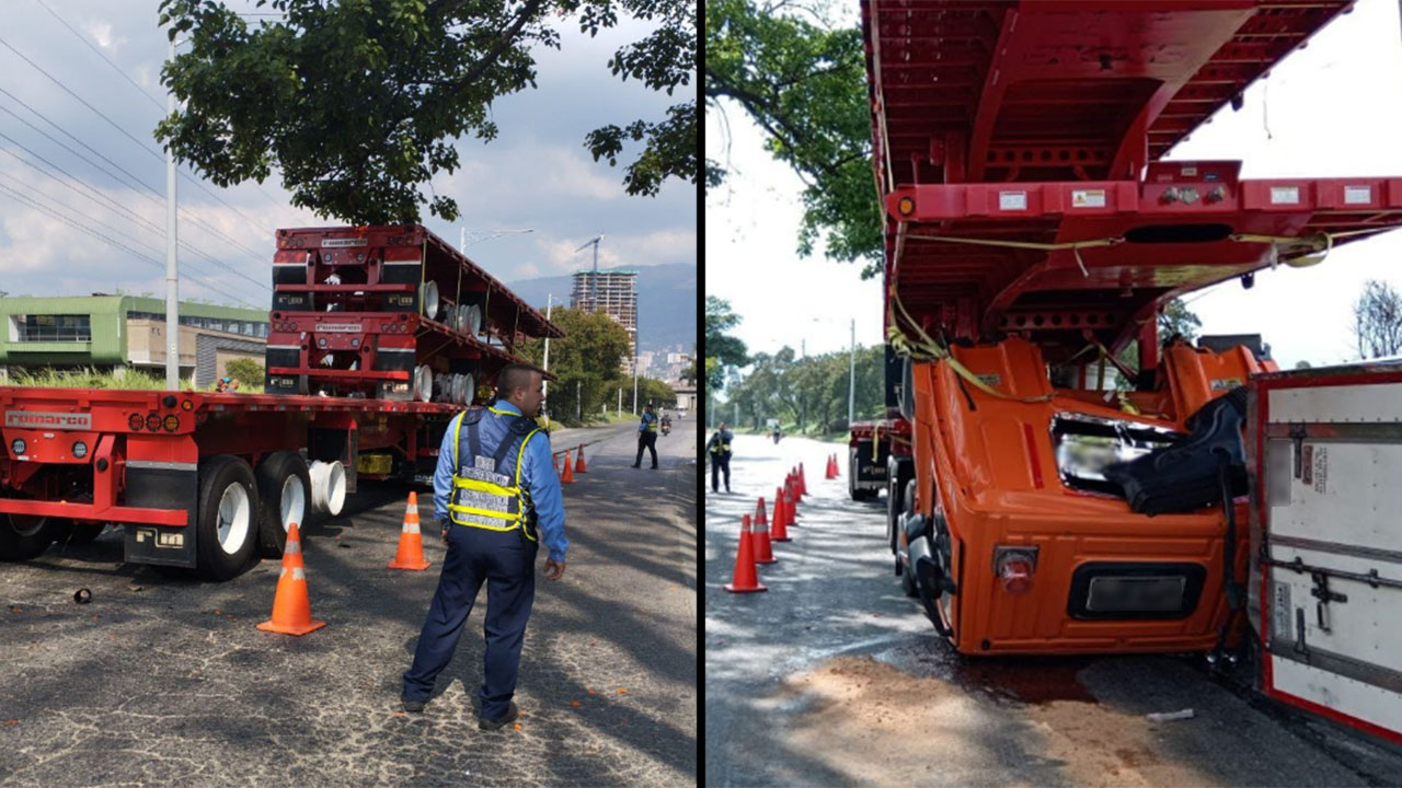 VIDEO. ¡Atención! Cierre de la Av. Regional, a la altura de Sabaneta, por volcamiento