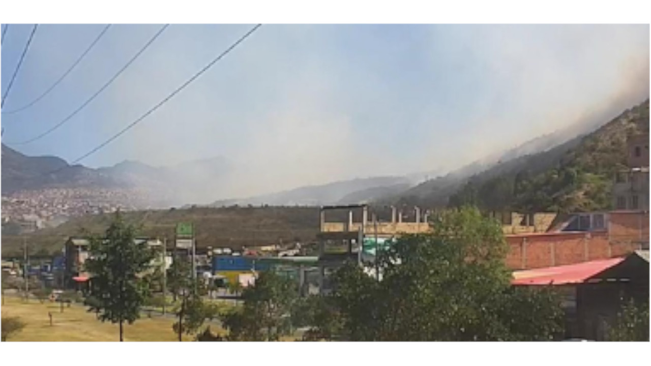 Incendio en Bogotá afecta visibilidad en Av. Boyacá sector Doña Juana1