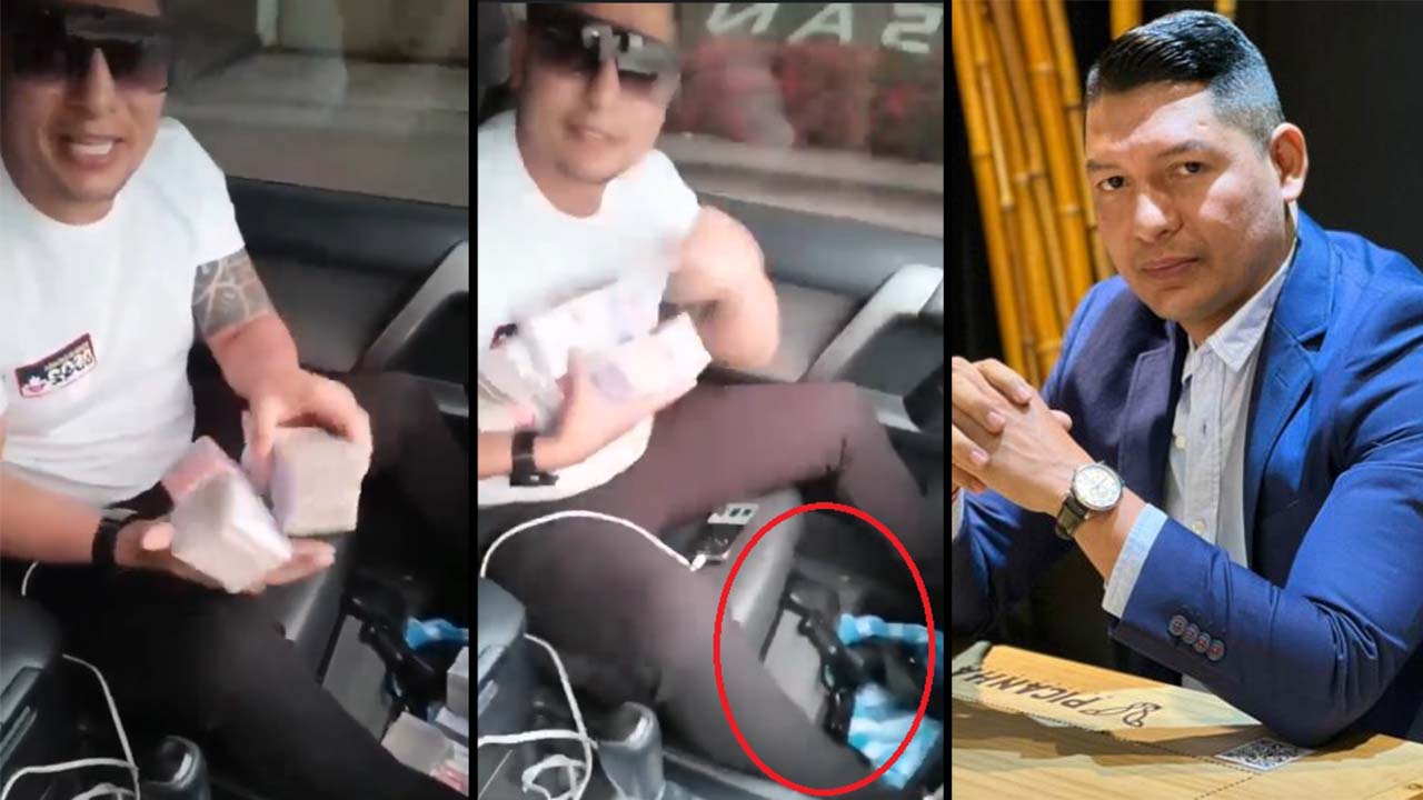 Concejal de Neiva aparece en un VIDEO mostrando armas y fajos de billetes