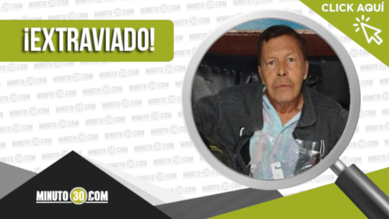 Rubiel Darío Franco fue reportado por el 123 como extraviado en Medellín