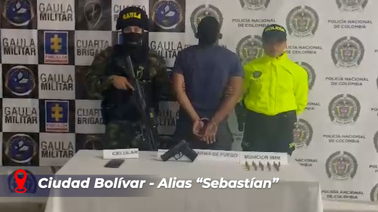 Fuerte golpe contra el 'clan del Golfo' en Antioquia: Deja 15 capturados
