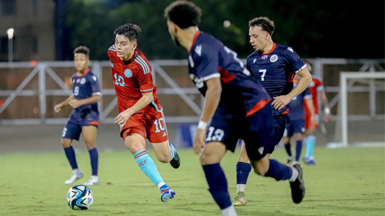 Goleada de Colombia Sub 23: 5-0 a República Dominicana