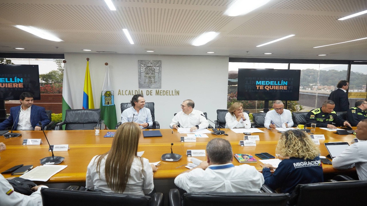 Esto hablaron Fiscal General de la Nación, Francisco Barbosa y Federico Gutiérrez en el consejo de seguridad realizado en Medellín