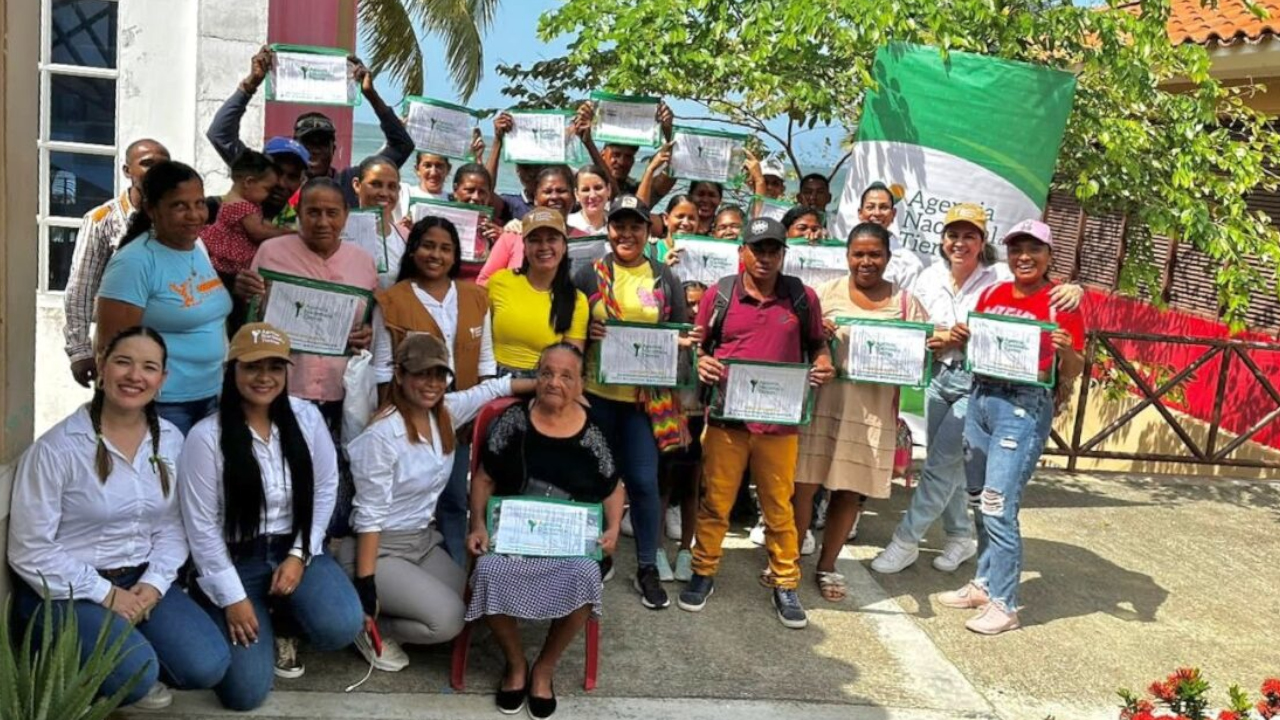 La Agencia Nacional de Tierras, entregará más de 1.000 hectáreas a familias campesinas de Cáceres