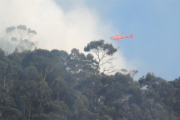 El incendio de los cerros de Bogotá “está en control” aunque sigue activo