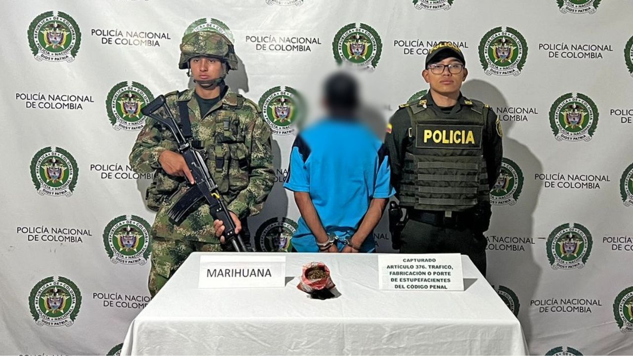 En tres municipios de Antioquia los cogieron con droga en mano