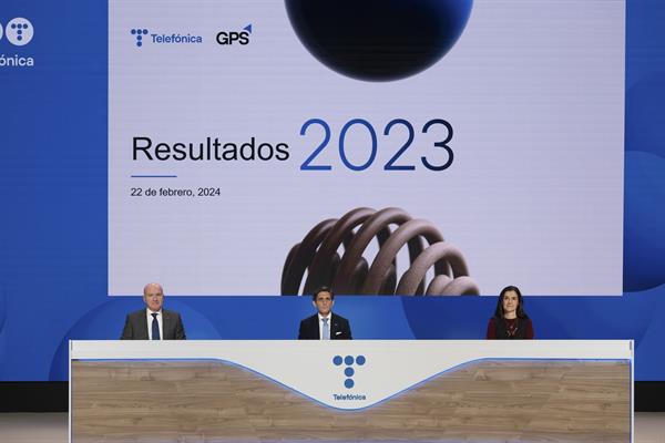 Telefónica perdió 892 millones en 2023 lastrada por las provisiones del ERE y por R.Unido
