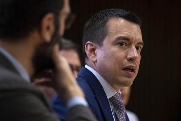 Jefe antidrogas de Casa Blanca evalúa con Noboa apoyo para combatir a ‘narcos’ en Ecuador