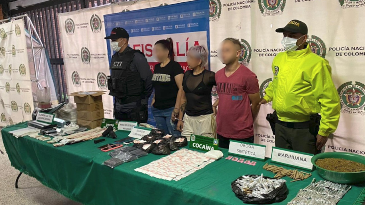 A la cárcel tres personas capturadas con seis kilos de cocaína en una casa de Robledo en Medellín