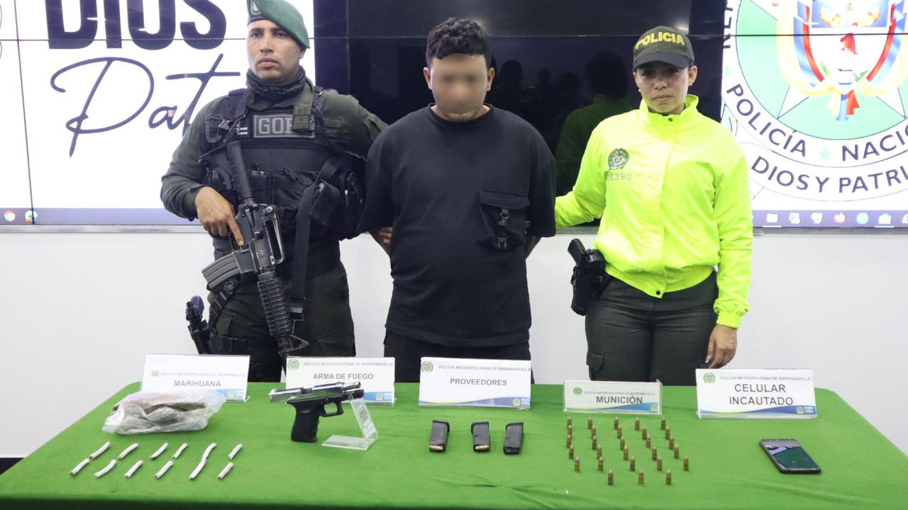 Capturado alias ‘Steven Calentura’ en Barranquilla