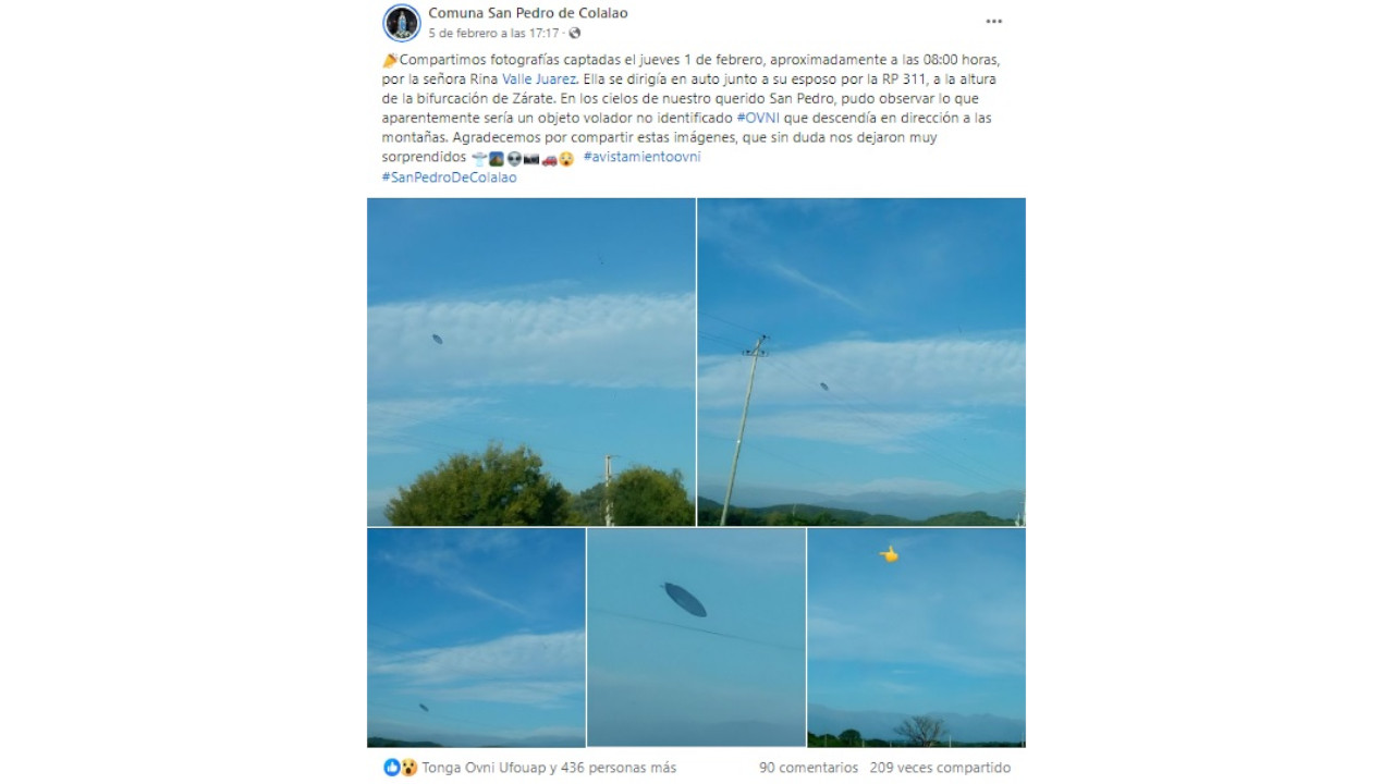 Captan Supuesto Ovni Sobrevolando En Argentina Captan Supuesto Ovni Sobrevolando En Argentina