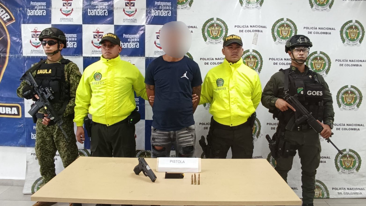 Capturado alias ‘Colombia’ o ‘El Compa’, uno de los más buscados del Pacífico Colombiano