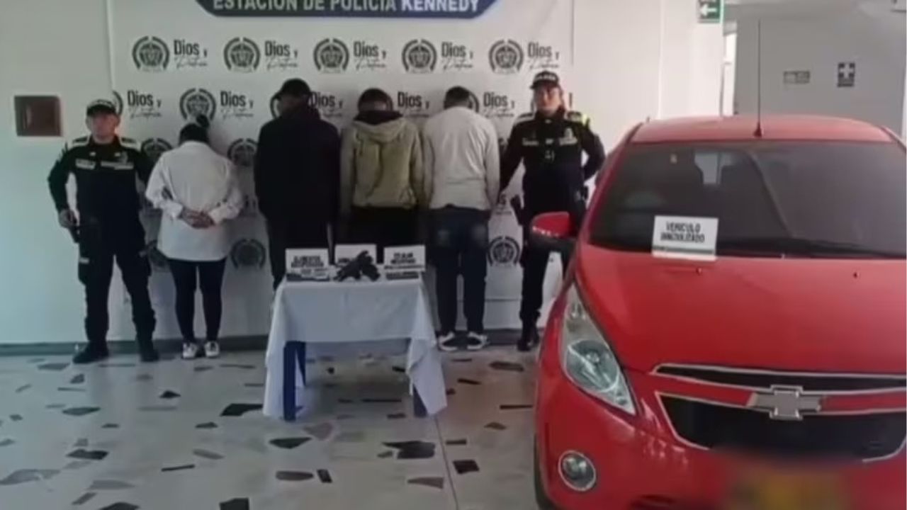 ¡Que persecución! Cuatro delincuentes atracaron un casino en Bogotá