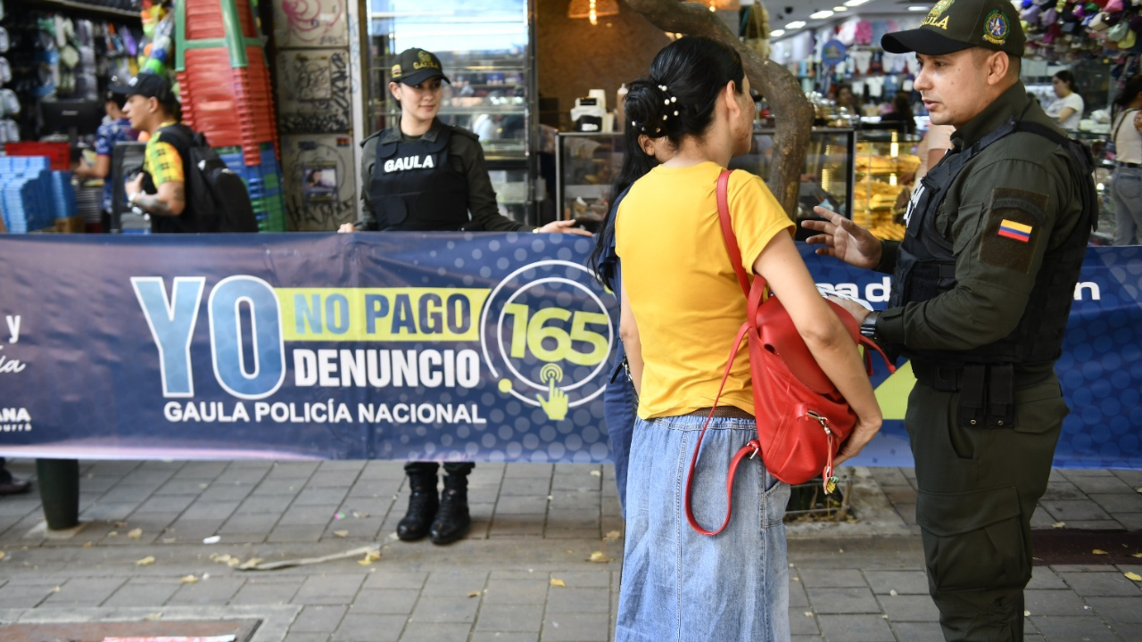 Casos de extorsión en Medellín disminuyeron en un 52%