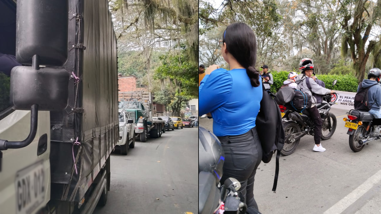 Continúan los cierres en Barbosa por manifestaciones contra El Peaje El Trapiche 