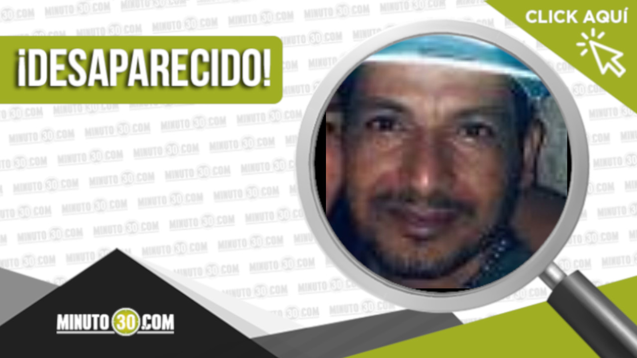 Luis Fernando Acevedo está desaparecido