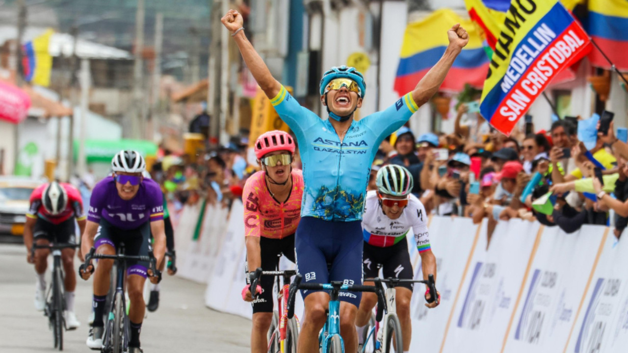Harold Tejada, ganador de la segunda etapa del Tour Colombia 2.1