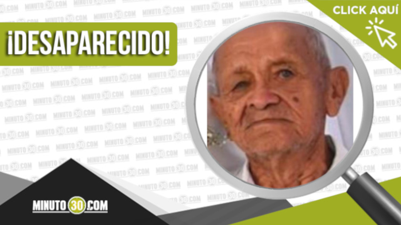 Héctor Jaime Espejo García, de 94 años, está desparecido