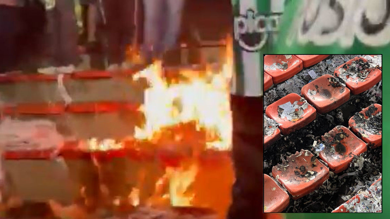 Los Del Sur rechazaron los actos de ‘unos pocos’ en la tribuna popular