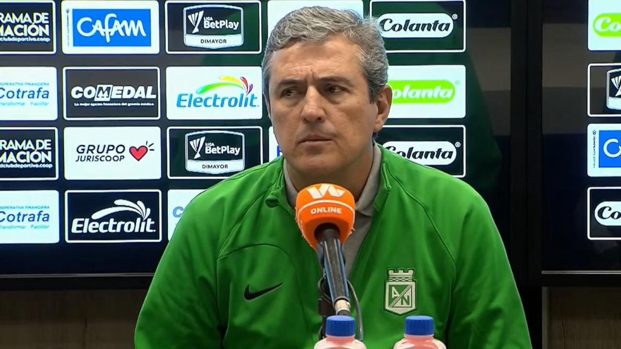 “La idea en cada partido es entrar a ganar”: Juan Camilo Pérez, técnico de Atlético Nacional