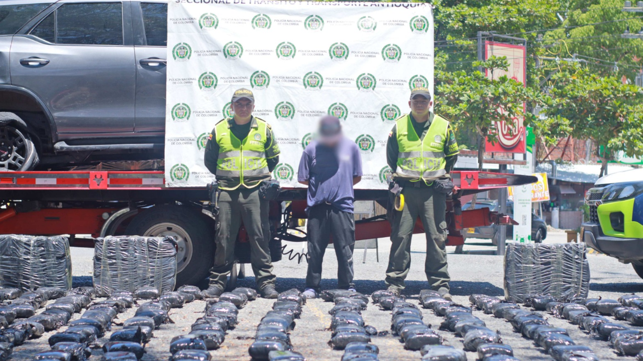 Más de 600 mil dosis de droga incautada en vía Pintada-Bolombolo