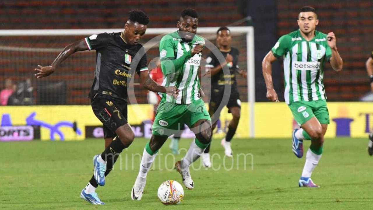 1-1. El verde perdió dos puntos: A Atlético Nacional solo le alcanzó para un empate