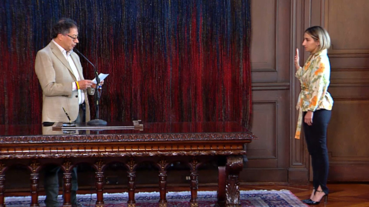 Presidente Gustavo Petro posesionó a Laura Sarabia como directora del Dapre