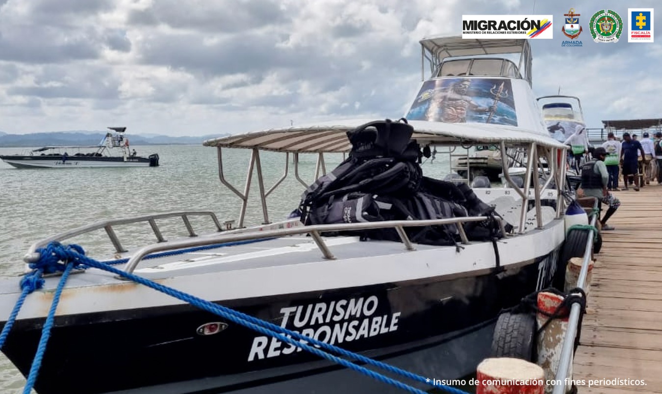 A la cárcel dos lancheros que transportan 151 migrantes en dos motonaves por el Golfo de Urabá 3 WhatsApp Image 2024 02 28 at 12.21.54