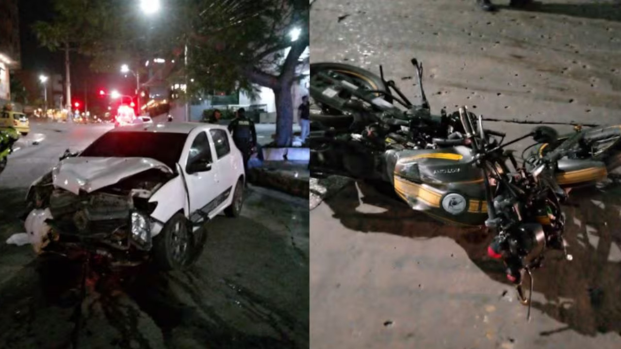 Pareja muere en accidente en Barranquilla