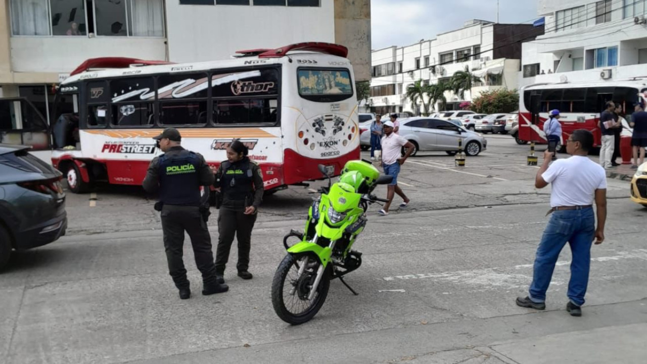 Accidente en Bocagrande