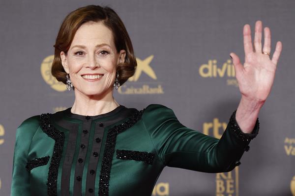 Sigourney Weaver, espléndida en la gala de los Goya