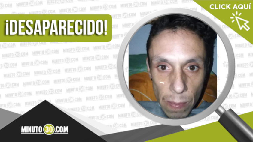 Wiston Alberto Gutiérrez Aguirre, de 34 años esta desaparecido