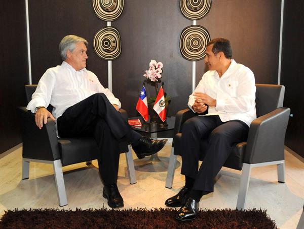 El expresidente peruano Humala expresa a Chile sus condolencias por la pérdida de Piñera