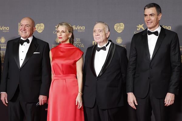 La alfombra roja de los Goya en Valladolid muestra rechazo total a los abusos en el cine