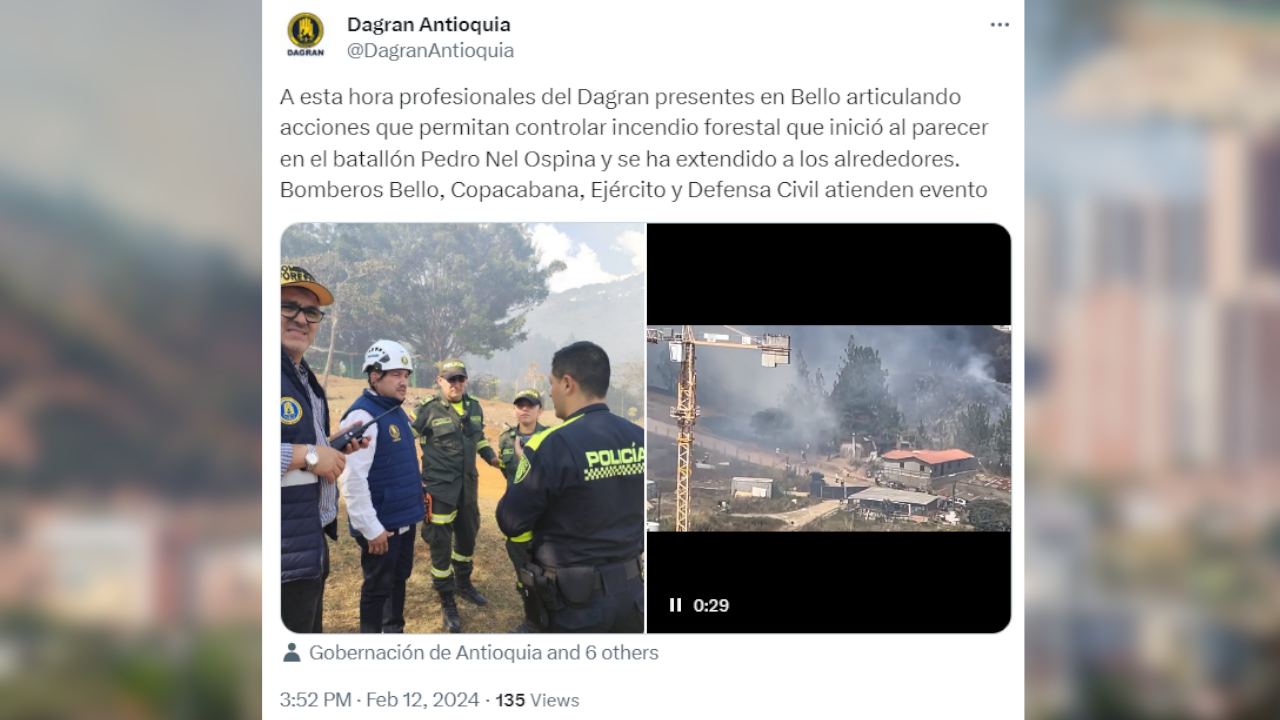 Preocupante panorama: evacuan colegio en el barrio Norteamerica por la llegada del incendio 
